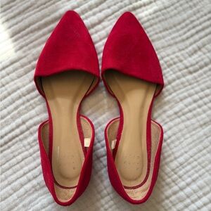 Red Women's Flats